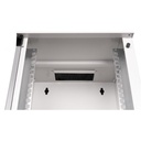 Equip fali rackszekrény - ewm-09-3030-b (10", 9u, 300x300mm, lapra szerelt, szürke)