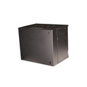 Equip fali rackszekrény - ewm-09-5440-b (19", 9u, 540x400mm, lapra szerelt, fekete)