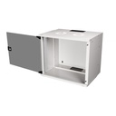 Equip fali rackszekrény - ewm-09-5440-g (19", 9u, 540x400mm, lapra szerelt, szürke)