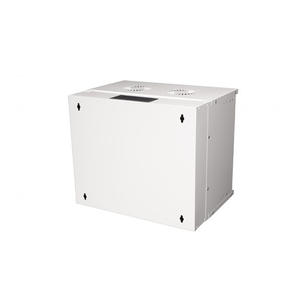 Equip fali rackszekrény - ewm-09-5440-g (19", 9u, 540x400mm, lapra szerelt, szürke)