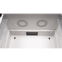 Equip fali rackszekrény - ewm-09-5440-g (19", 9u, 540x400mm, lapra szerelt, szürke)