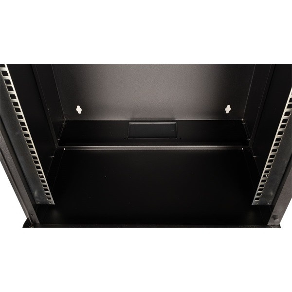 Equip fali rackszekrény - ewm-12-5440-b (19", 12u, 540x400mm, lapra szerelt, fekete)