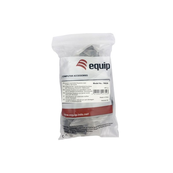 Equip keystone - 769226 (cat6a, árnyékolatlan, tool-free) 8db/csomag