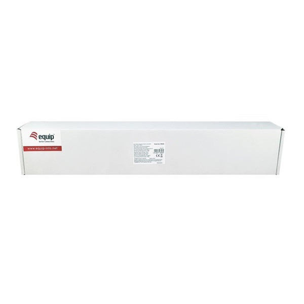 Equip keystone patch panel - 769124 (24 port, cat6, 1u, árnyékolatlan, fekete)