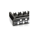 Equip keystone patch panel - 769225 (24 port, cat6a, 1u, árnyékolatlan, fekete)