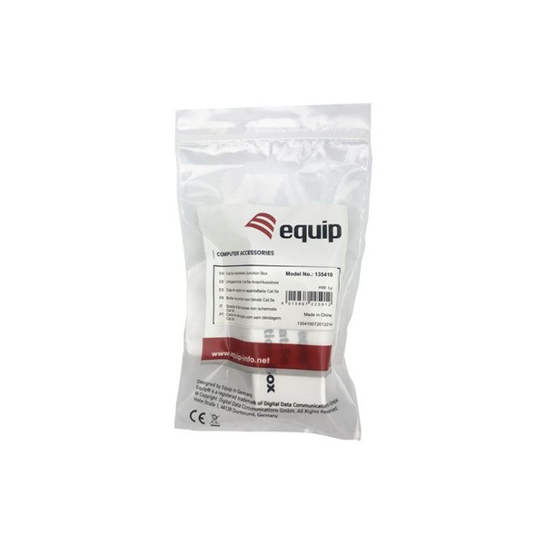 Equip lan elosztó doboz - 135410 (bekötős, cat5e, árnyékolatlan, fehér)