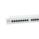 Equip patch panel - 326325 (24 port, cat6, 1u, árnyékolt, szürke)