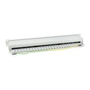 Equip patch panel - 326325 (24 port, cat6, 1u, árnyékolt, szürke)