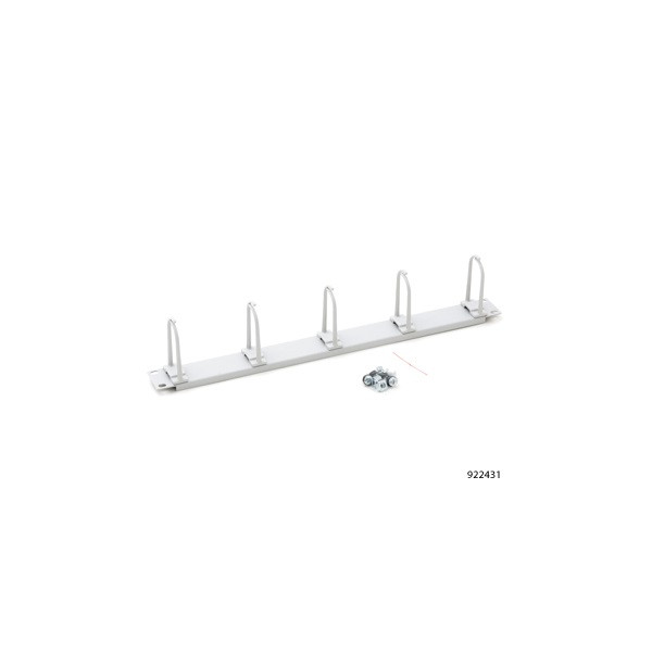 Equip rackszekrény kiegészítő - 327311 (kábel rendező panel, gyűrű panel, 1u(19"), fekete)