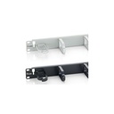 Equip rackszekrény kiegészítő - 327311 (kábel rendező panel, gyűrű panel, 1u(19"), fekete)