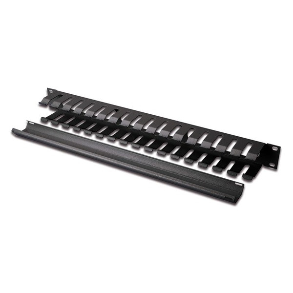 Equip rackszekrény kiegészítő - 327313 (kábel rendező panel, fekete)