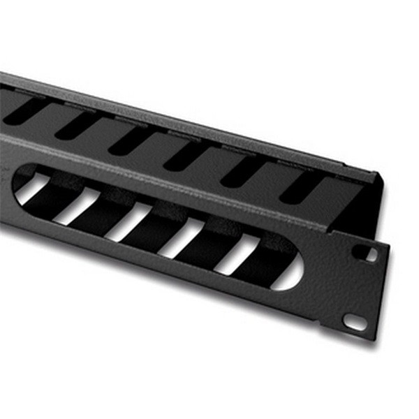 Equip rackszekrény kiegészítő - 327313 (kábel rendező panel, fekete)