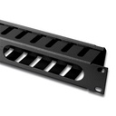 Equip rackszekrény kiegészítő - 327313 (kábel rendező panel, fekete)