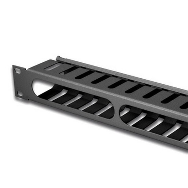 Equip rackszekrény kiegészítő - 327313 (kábel rendező panel, fekete)
