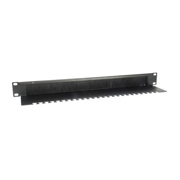 Equip rackszekrény kiegészítő - 327413 ("brush panel", fésű panel 1u, szürke)