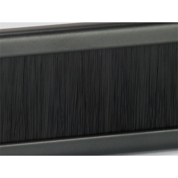 Equip rackszekrény kiegészítő - 327413 ("brush panel", fésű panel 1u, szürke)