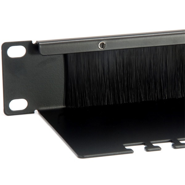 Equip rackszekrény kiegészítő - 327413 ("brush panel", fésű panel 1u, szürke)