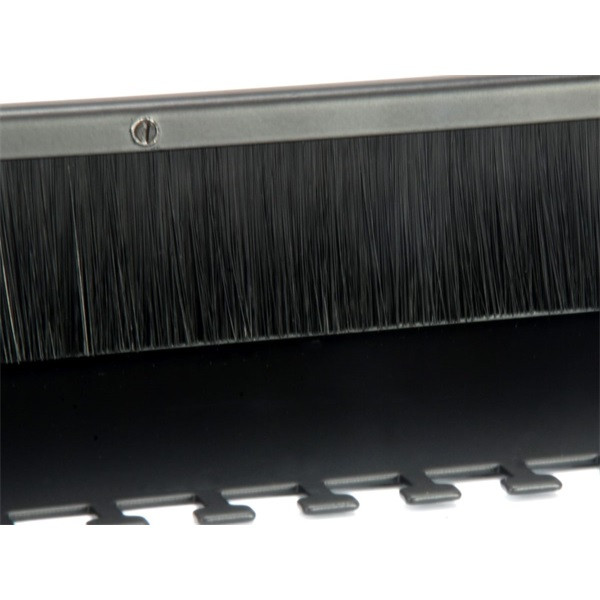 Equip rackszekrény kiegészítő - 327413 ("brush panel", fésű panel 1u, szürke)