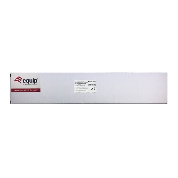 Equip rackszekrény kiegészítő - 327512 ("blank panel", takaró panel, 2u, fekete)