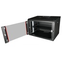 Equip rackszekrény kiegészítő - ezfs-19-1-40-b (fix polc, 19", 1u, mélység: 400mm, fekete)