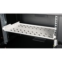 Equip rackszekrény kiegészítő - ezfs-19-1-40-g (fix polc, 19", 1u, mélység: 400mm, szürke)