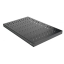 Equip rackszekrény kiegészítő - ezvs-19-1-10-b (kihúzható polc, 19", 1u, mélység: 1000mm, fekete)