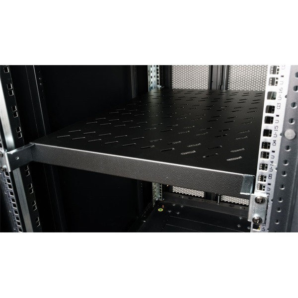 Equip rackszekrény kiegészítő - ezvs-19-1-10-b (kihúzható polc, 19", 1u, mélység: 1000mm, fekete)