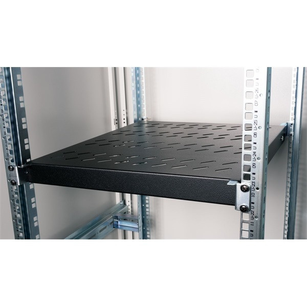 Equip rackszekrény kiegészítő - ezvs-19-1-50-b (fix polc, 19", 1u, mélység: 500mm, fekete)