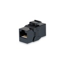 Equip rj45 keystone toldó - 121179 (utp, cat6, árnyékolatlan, műanyag, fekete) 8db/csomag