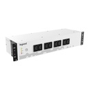Legrand szünetmentes elosztósor - (updu), 19", 2u,  800 va 480 w be:c14 aljzat + c13-sch kábel ki:8xc13 usb-b komm.port