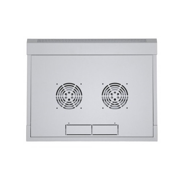 Manhattan rackszekrény - 19" fali kivitel (12u, 635 (h) x 570 (w) x 450 (d) mm, flatpack, szürke)