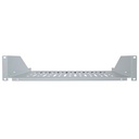 Manhattan rackszekrény polc - 710947 (19", 2u, konzolos, fix, 350 mm mély, szürke)