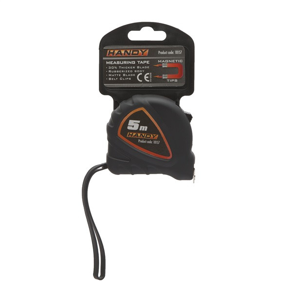 Handy mérőszallag - 10157 (5m, övcsipesz, csuklópánt)