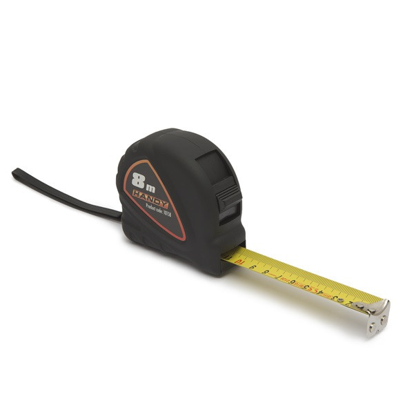 Handy mérőszallag - 10158 (8m, övcsipesz, csuklópánt)