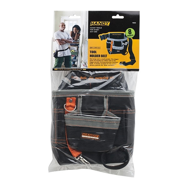 Handy szerszámtartó táska - 10253 (derékövvel, fekete)