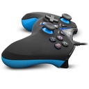 Spirit of gamer gamepad - xgp wired blue (usb, 1,8m kábel, vibration, pc és ps3 kompatibilis, fekete-kék)