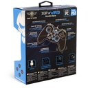 Spirit of gamer gamepad - xgp wired blue (usb, 1,8m kábel, vibration, pc és ps3 kompatibilis, fekete-kék)