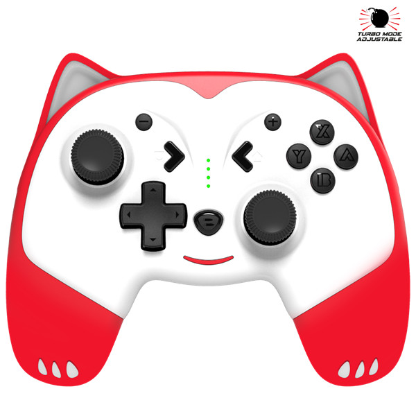 Spirit of gamer gamepad vezeték nélküli - mia bluetooth controller (nintendo switch, max.: 10m, vibráció, 3,5mm jack)