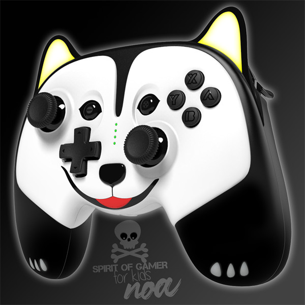 Spirit of gamer gamepad vezeték nélküli - noa bluetooth controller (nintendo switch, max.: 10m, vibráció, 3,5mm jack)