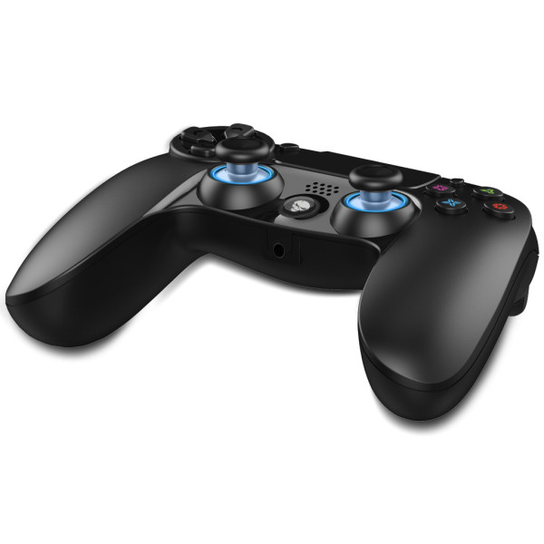 Spirit of gamer gamepad vezeték nélküli - xgp bluetooth ps4 (usb, vibration, ps4/ps3 kompatibilis, fekete-kék)
