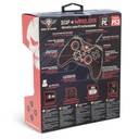 Spirit of gamer gamepad vezeték nélküli - xgp wireless red (usb, vibration, pc és ps3 kompatibilis, fekete-piros)