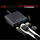 Advance usb hub - xpand smart 3in1 hub usb type c (usb-c to usb-a3.0+usb-c+hdmi, fekete)