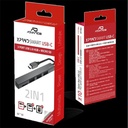 Advance usb hub - xpand smart usb-c 2in1 (usb-c to 3xusb-a2.0+microsd/sdhc/sdxc, szürke)