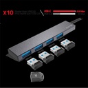 Advance usb hub - xpand smart usb-c hub (usb-c to 4xusb-a3.0, szürke)