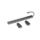Bluestork usb hub - hub-office-pro (usb-c to 3xusb-a 3.0 port + 1xusb-c + 1xhdmi + 1xrj45, sd, tf  3,5 jack, pd 100w)