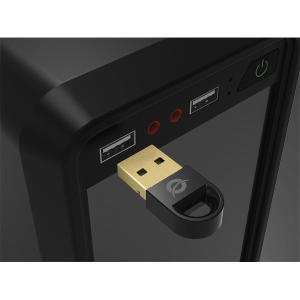 Conceptronic bluetooth adapter - abby16b (bluetooth 5.3, távolság: max.: 20m, fekete)
