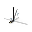 Conceptronic bluetooth adapter - abby17b (bluetooth 5.3, távolság: max.: 100m, fekete)