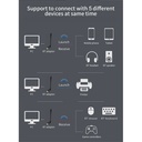 Conceptronic bluetooth adapter - abby17b (bluetooth 5.3, távolság: max.: 100m, fekete)