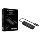 Conceptronic usb hub - hubbies06b (4 port, usb3.0, fekete)
