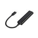 Conceptronic usb hub - hubbies12b (4 port, usb-c to 2x usb-c+2x usb-a, fekete)